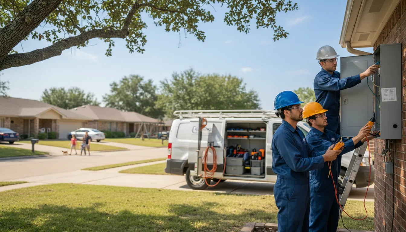 Certified electrician providing emergency electrical services in Bunker Hill, IN